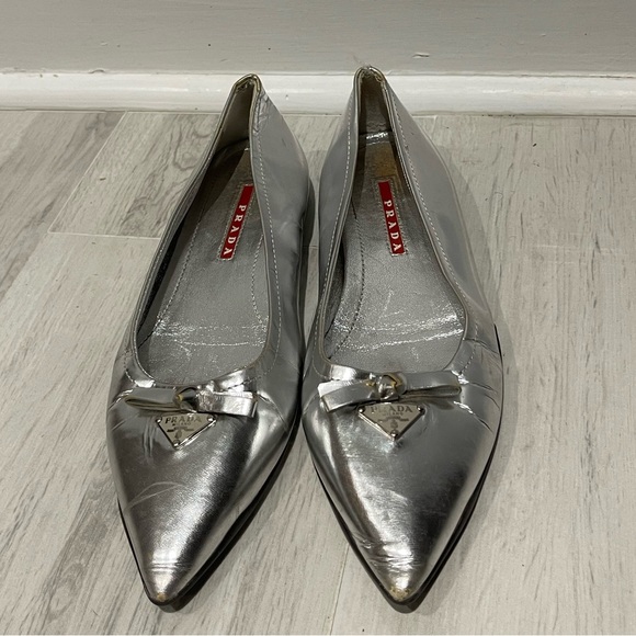 Prada Ballet Flats size 35 Euro - Picture 1 of 4